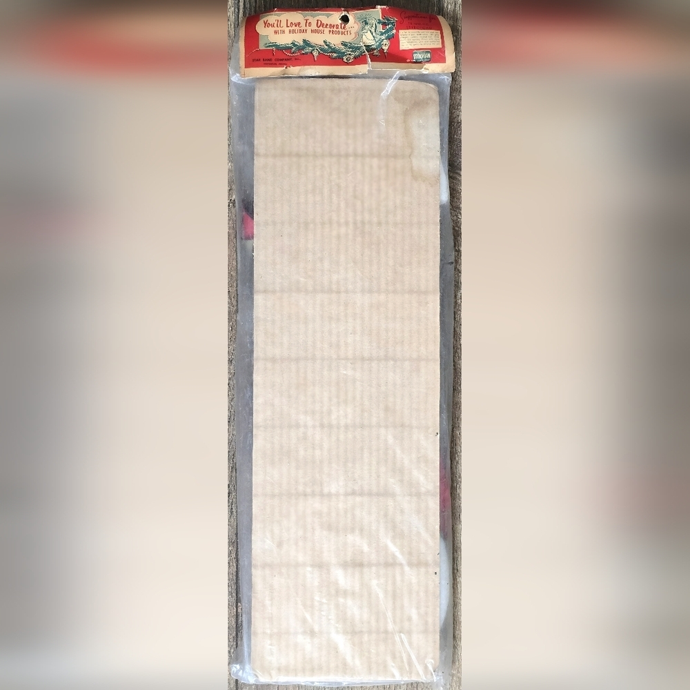 NOS Vintage Holiday House Styrofoam Candy Cane Christmas Decorations 1950s RARE - Picture 5 of 6